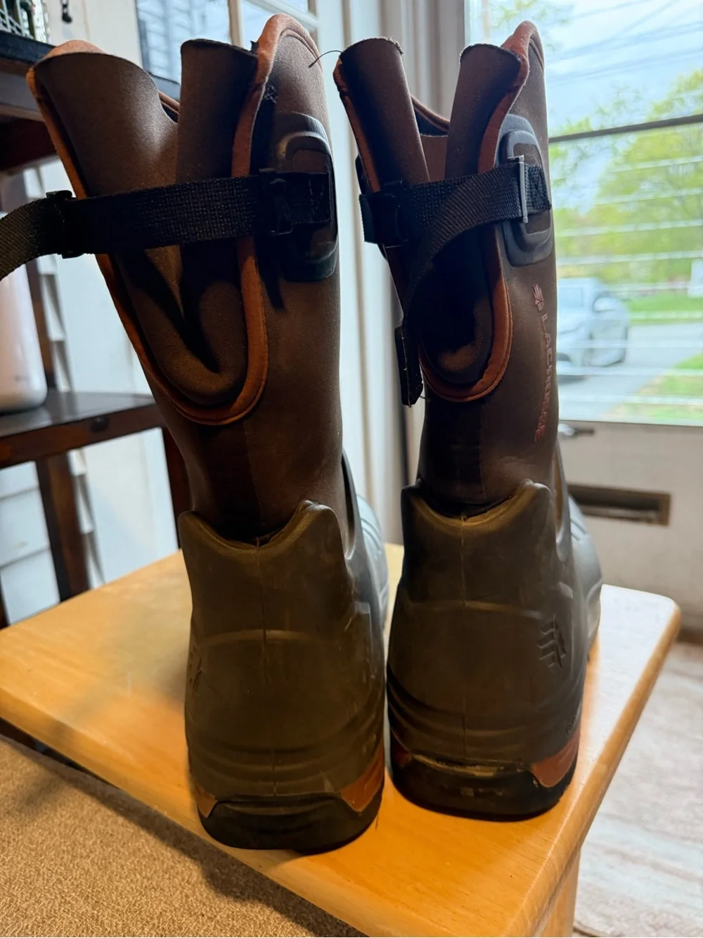 LaCrosse Men's Olive Green and Brown Waterproof Barn Boot